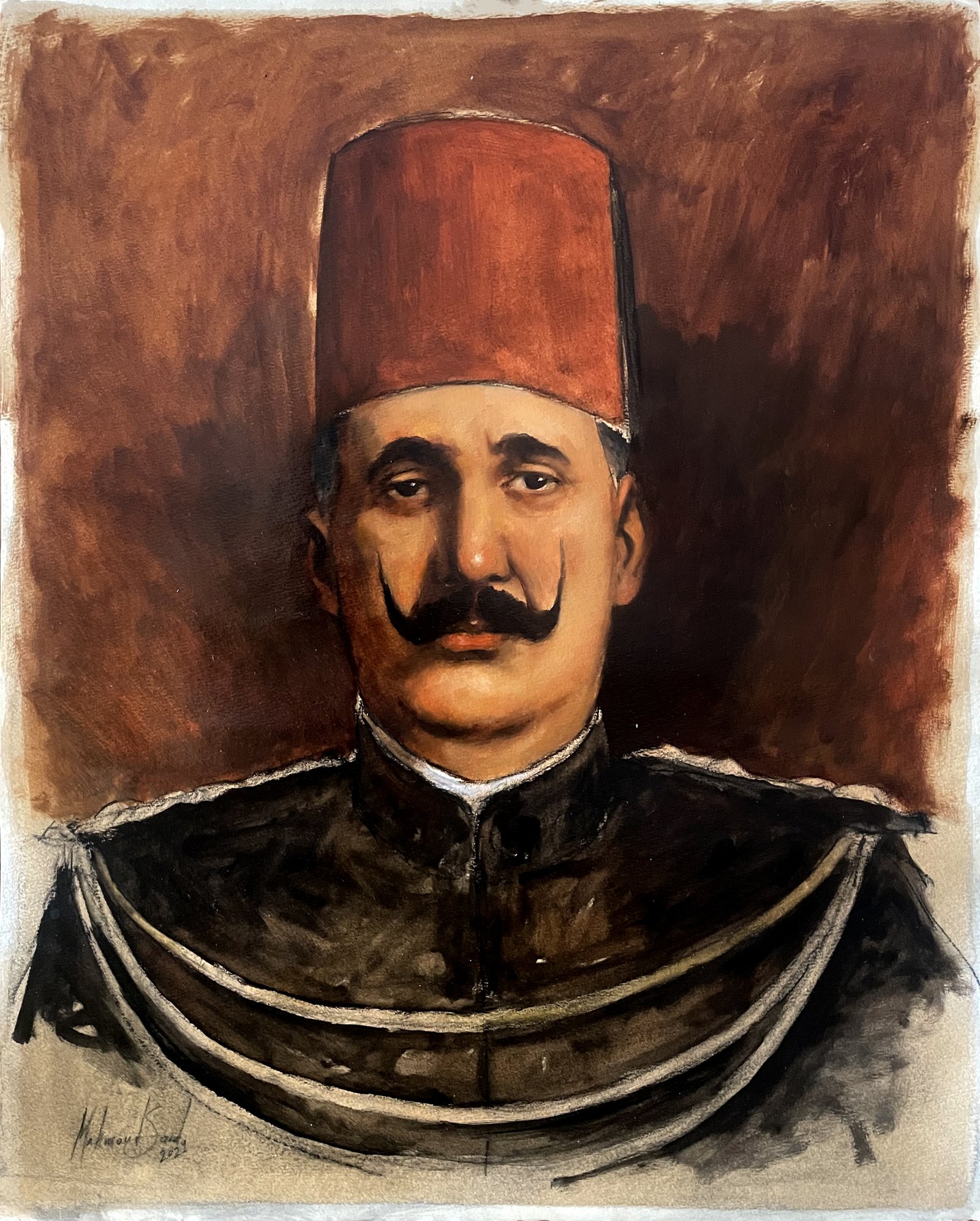 Portrait Painting of Fuad I of Egypt